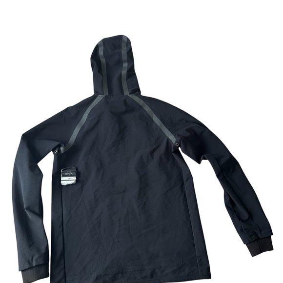 RVCA Grappler Black Jacket Mens Small NWT - Picture 7 of 11